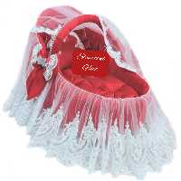 کریر نوزاد گهواره ای حصیری پرنسسی(ارسال با تیپاکس)