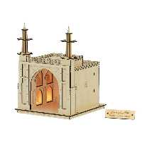 پازل سه بعدی چوبی منارجنبان اصفهان ( چراغ دار ) (پس کرایه)