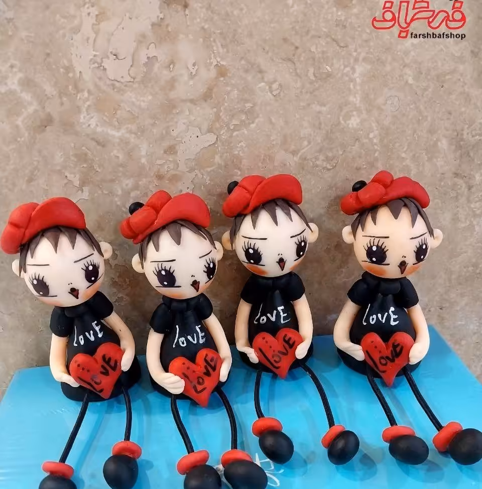 مجسمه دختر و پسر پاکش دار 4تایی