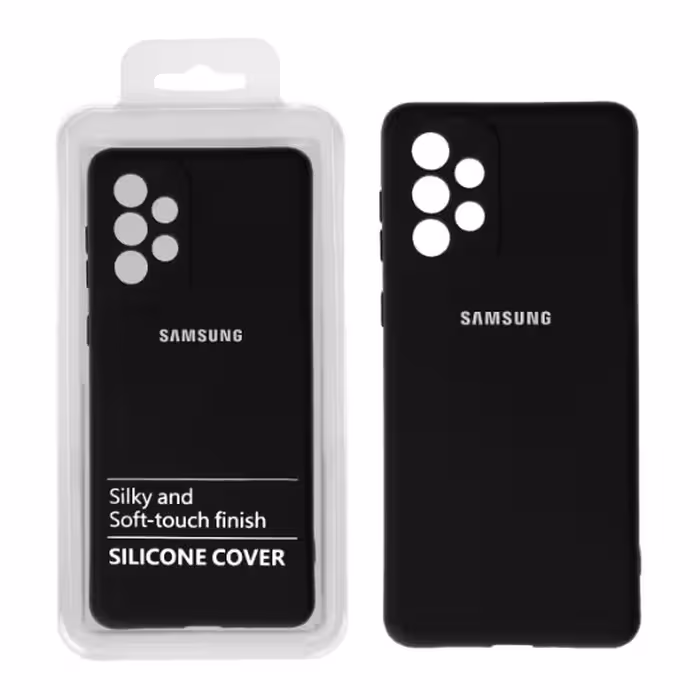 قاب گوشی نیو سیلیکون محافظ لنزدار RF برایSamsung A73