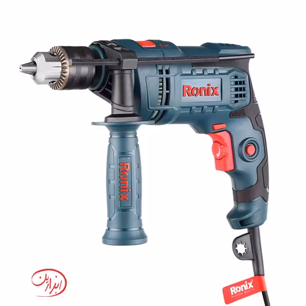 دریل 13 میلی‌متر چکشی 750 وات رونیکس مدل 2214