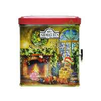 چای سیاه جعبه فلزی موزیکال کریسمس 100 گرم احمد - ahmad tea
