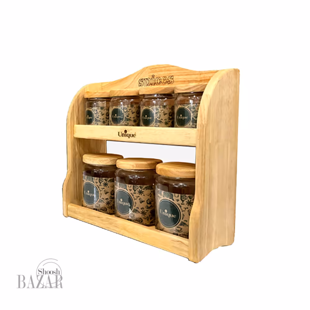 ست پاسماوری وجا ادویه دو طبقه یونیک کد 6135