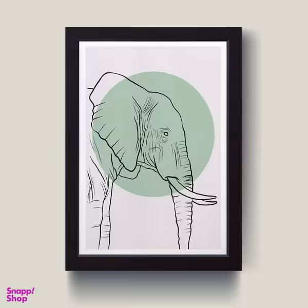 تابلو مدل Elephant کد m2472-b