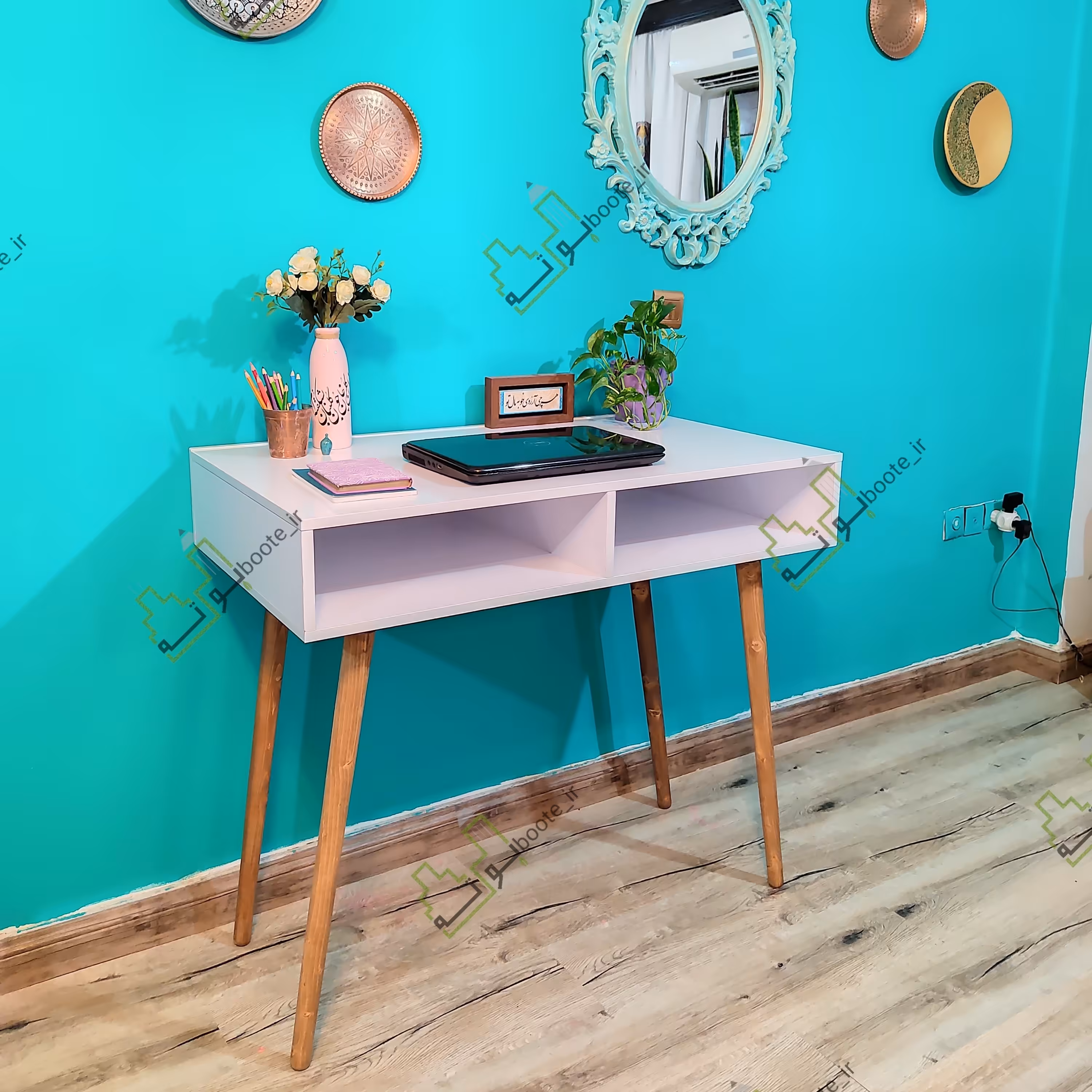 میز تحریر شیک کاربردی با طرح مینیمال ارسال بصورت پسکرایه است