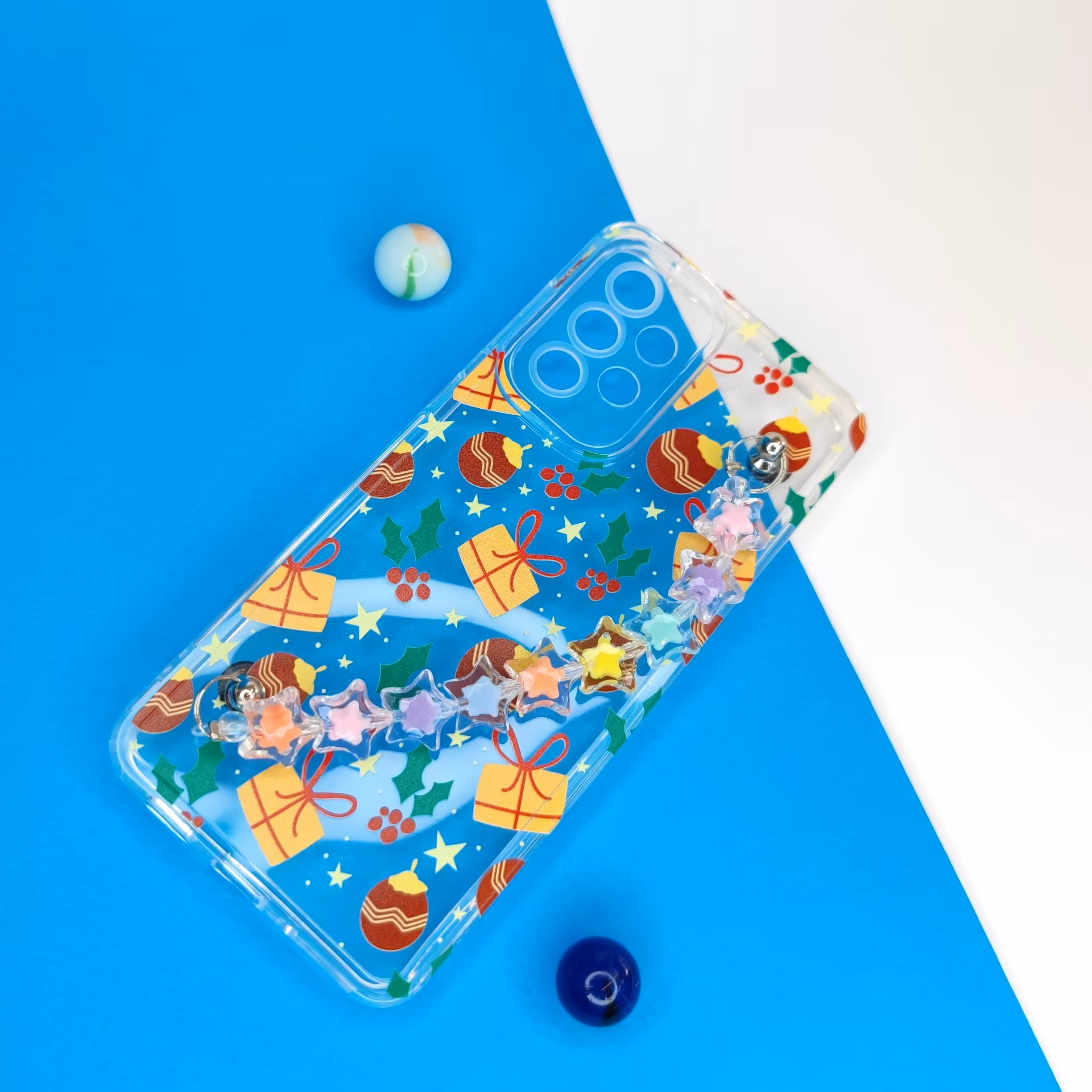 کاور  Galaxy A33 سامسونگ قاب فانتزی زنجیردار محافظ دوربین 