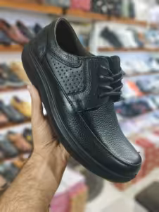 کفش بزرگ پا راحتی مردانه چرم طبیعی