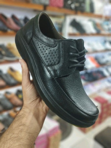 کفش بزرگ پا راحتی مردانه چرم طبیعی