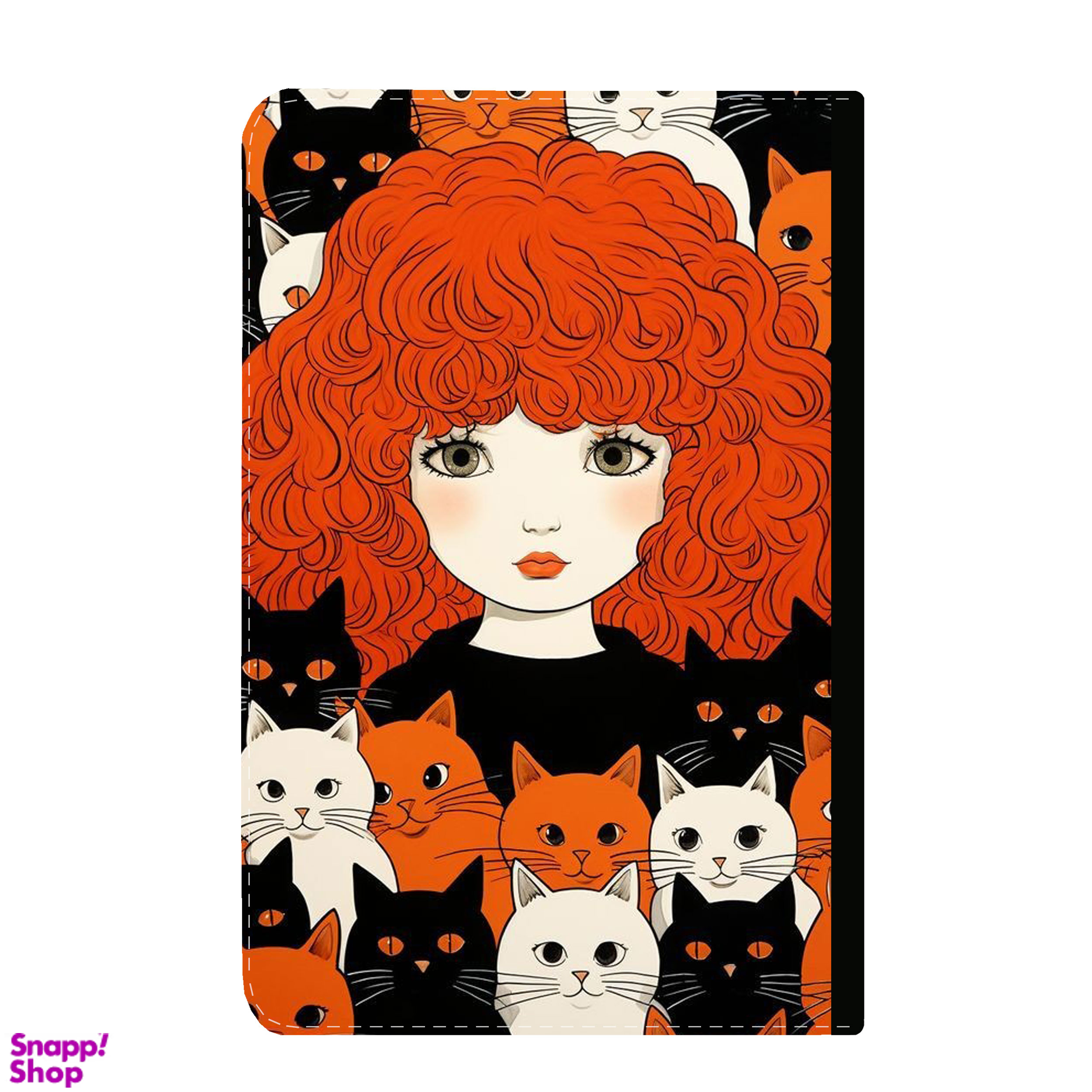 کلاسور طرح دختر مو فرفری کد 238