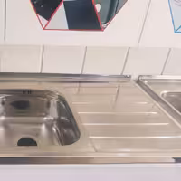 سینک 120 در 60 روکار عمق 19 