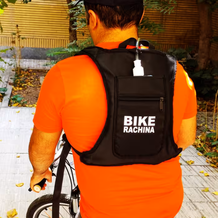 کوله پشتی دوچرخه سواری راچینا به همراه قمقمه مدل Rch41
