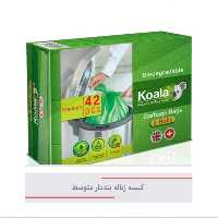 کیسه زباله کوالا عمده 20 بسته کارتن مادر 3 رول کوالا  متوسط  عمده فروشی خانه سلام