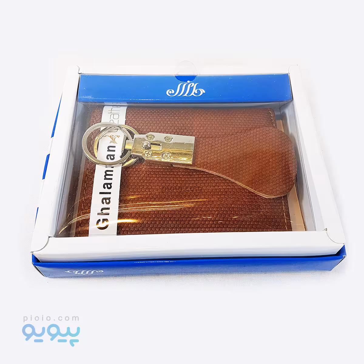 کیف پول نیمکتی چرم گاوی با جا کلیدی کد B335