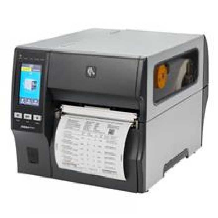 چاپگر لیبل و بارکد صنعتی زبرا مدل ZT421 203dpi with Rewinder