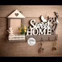 جاکلیدی چوبی شیک و محکم در رنگهای مختلف بسیار ظریف و مقاوم