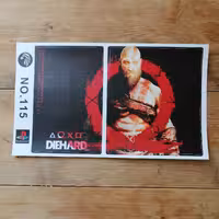 برچسب کنسول بازی پلی استیشن2 ps2 گادآووار 115 god of war برای playstation2 