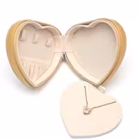 جعبه مسافرتی طلا طرح قلب