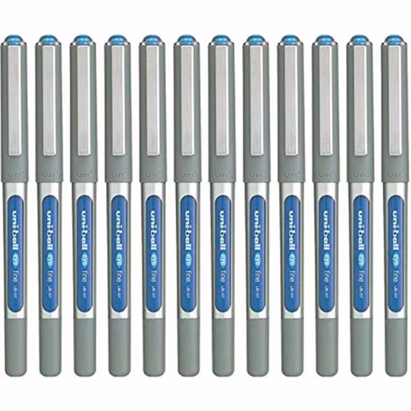 خرید روان نویس یونی بال چشمی آبی Eye کد UB-157 بسته 12 عددی