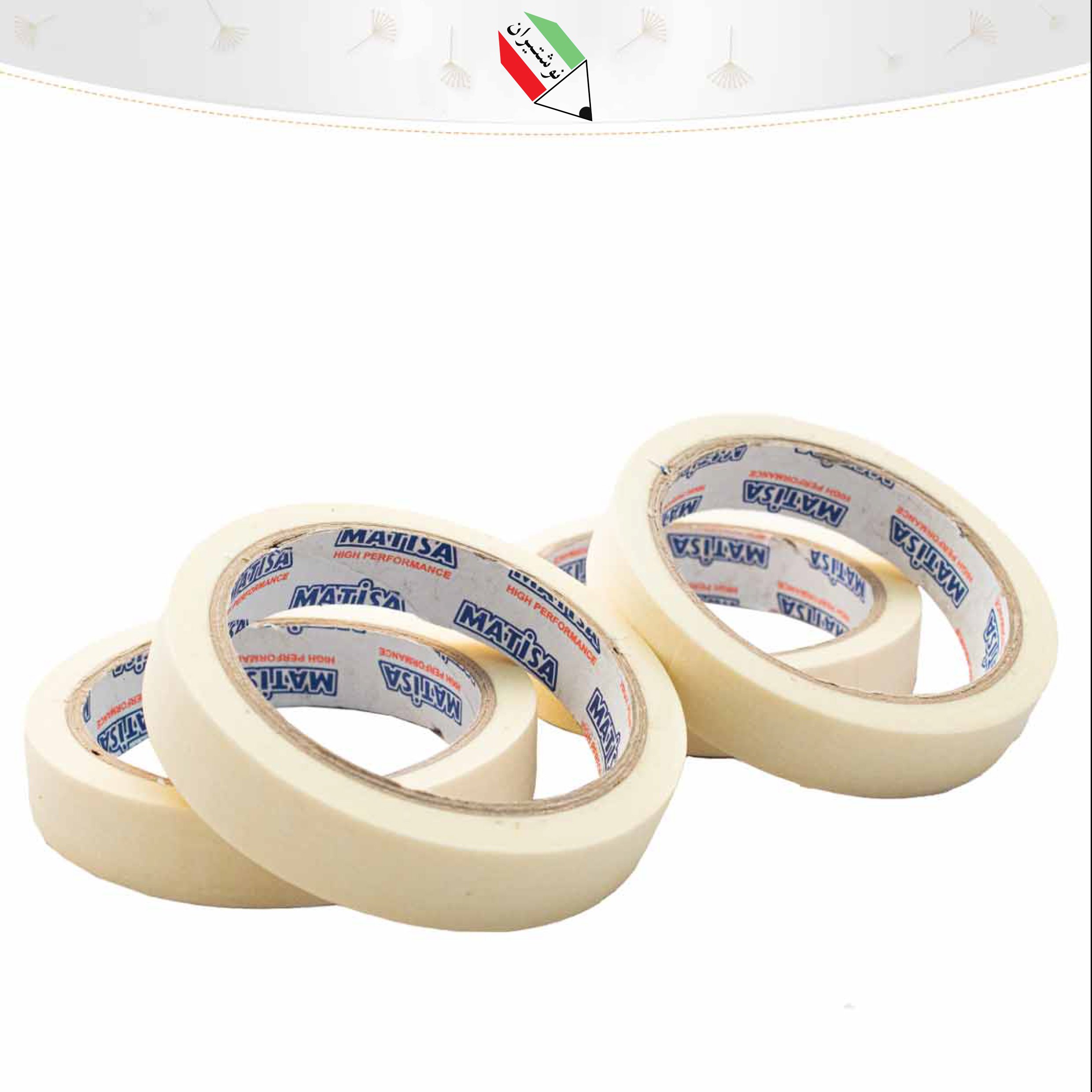 نوار چسب کاغذی 30 یارد ماتیسا 4065