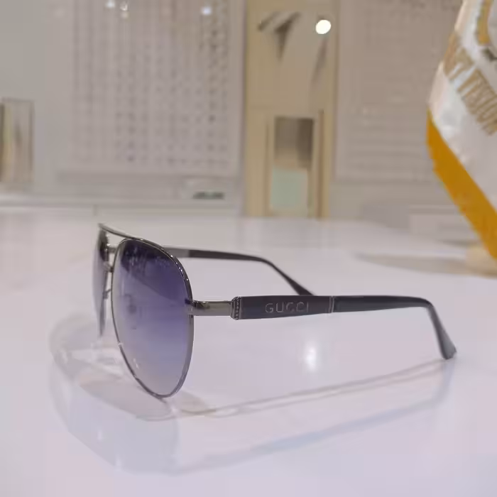 عینک افتابی فلزی مردانه یووی400.