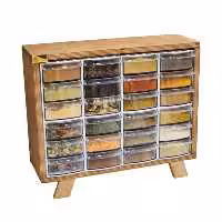 باکس آکرولیک 24 کشو پلای وود گلدن استار