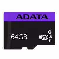 کارت حافظه‌ microSD ای دیتا مدل Premier کلاس 10 استاندارد UHS-I U1 سرعت 80MBps ظرفیت 64 گیگابایت به همراه با آداپتور SD