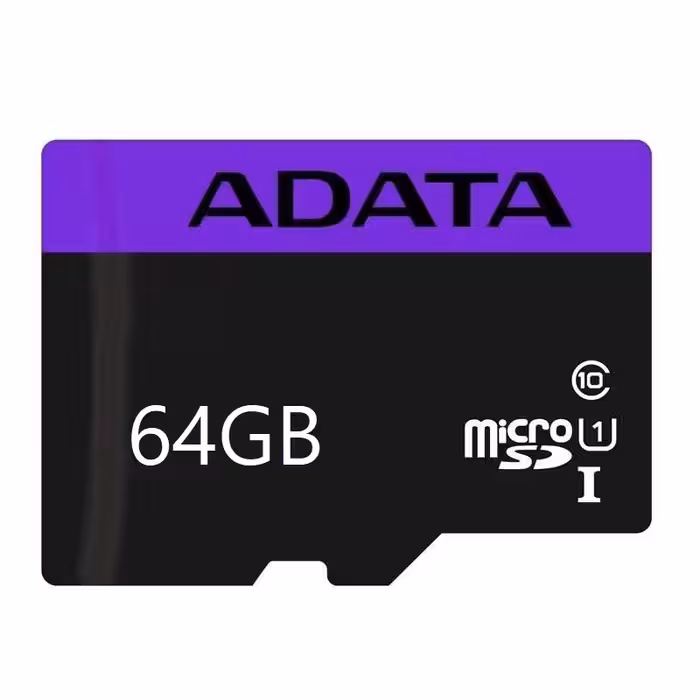 کارت حافظه‌ microSD ای دیتا مدل Premier کلاس 10 استاندارد UHS-I U1 سرعت 80MBps ظرفیت 64 گیگابایت به همراه با آداپتور SD