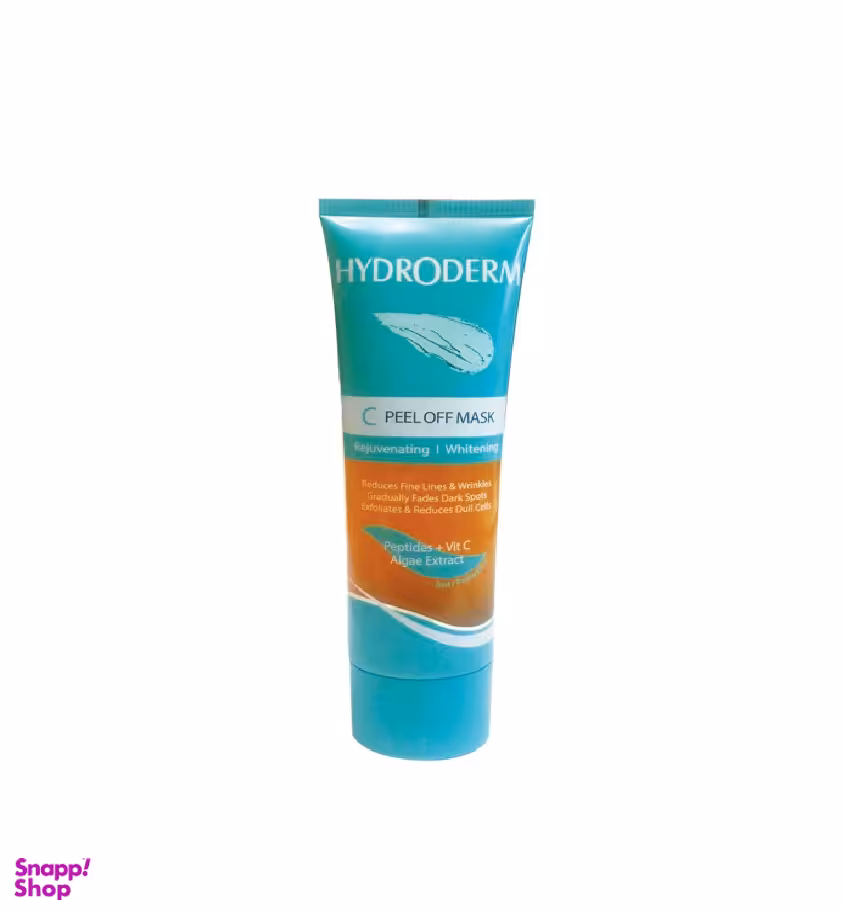 ماسک صورت ضدلک ورقه ای هیدرودرم (Hydroderm) حاوی حاوی پپتید و ویتامین سی پایدار حجم 100 میلی‌لیتر