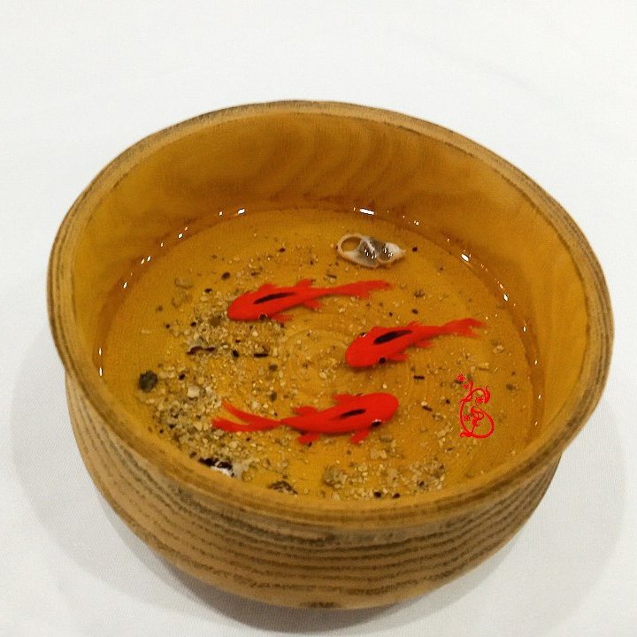 ظرف چوبی ماهی رزینی 