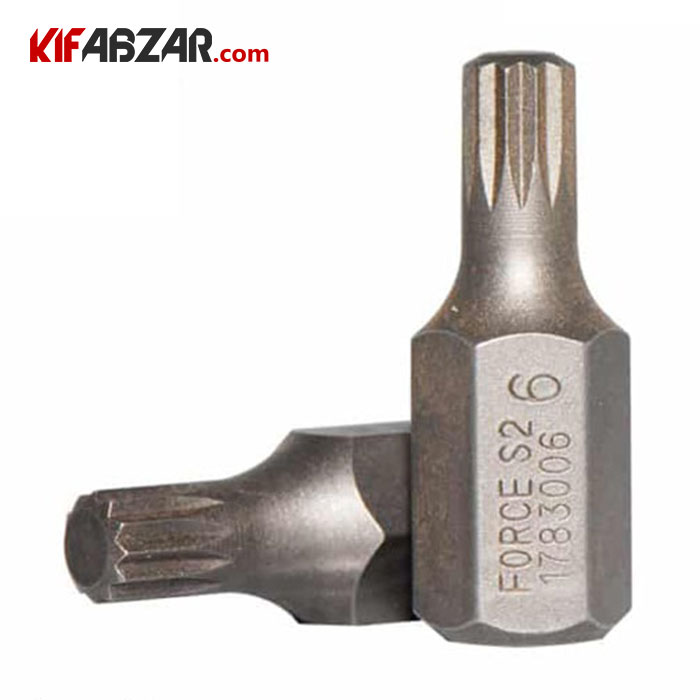 سر پیچ گوشتی هزار خار کوتاه فورس 17830