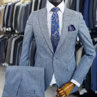 کت و شلوار مردانه جودون کشی ترک رنگ آبی با ارسال رایگان