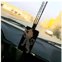 آویز  تزیینی خودرو  طرح  آرم پژو