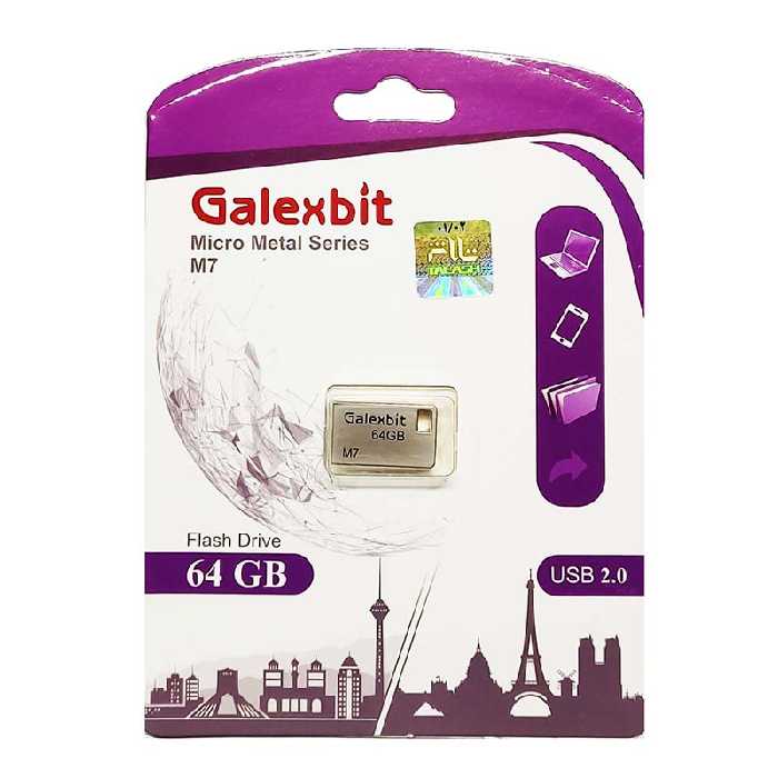 فلش 64 گیگ گلکسبیت Galexbit Micro Metal Series M7