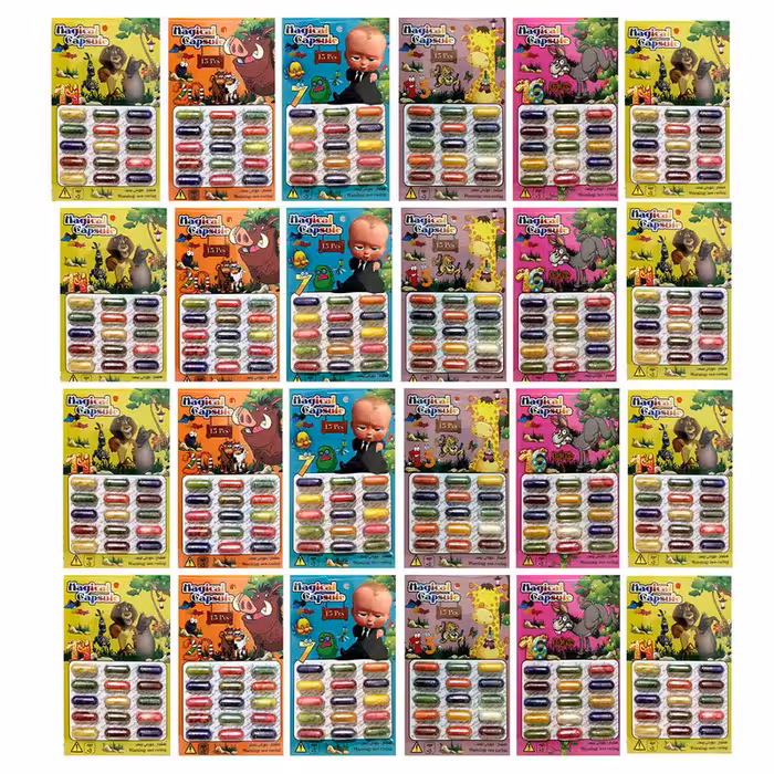  لوبیای سحر آمیز مجیکال کپسول کد 024 مجموعه 24 عددی