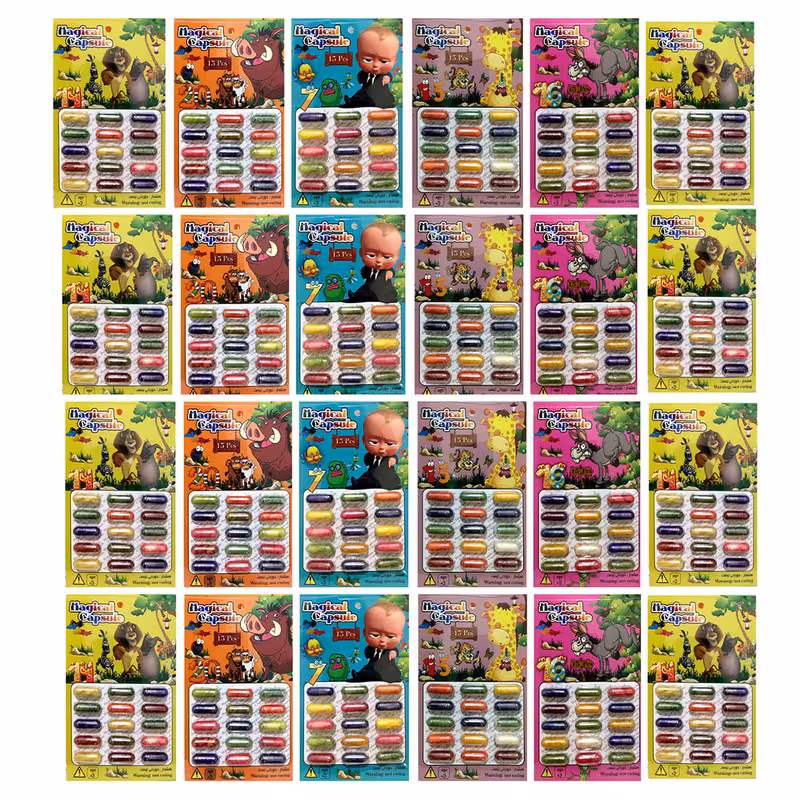  لوبیای سحر آمیز مجیکال کپسول کد 024 مجموعه 24 عددی