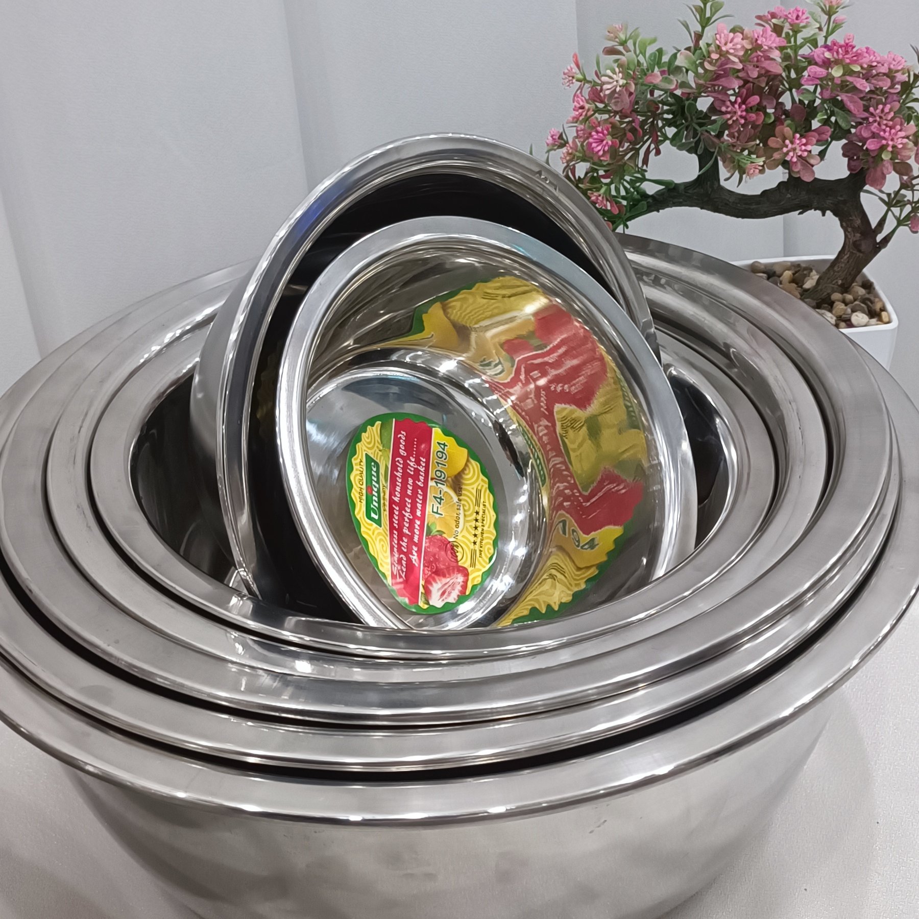 سرویس لگن استیل 3پارچه یونیک  آلمان 