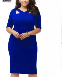 پیراهن مهمانی زنانه کرپ کش مدل ژیلا