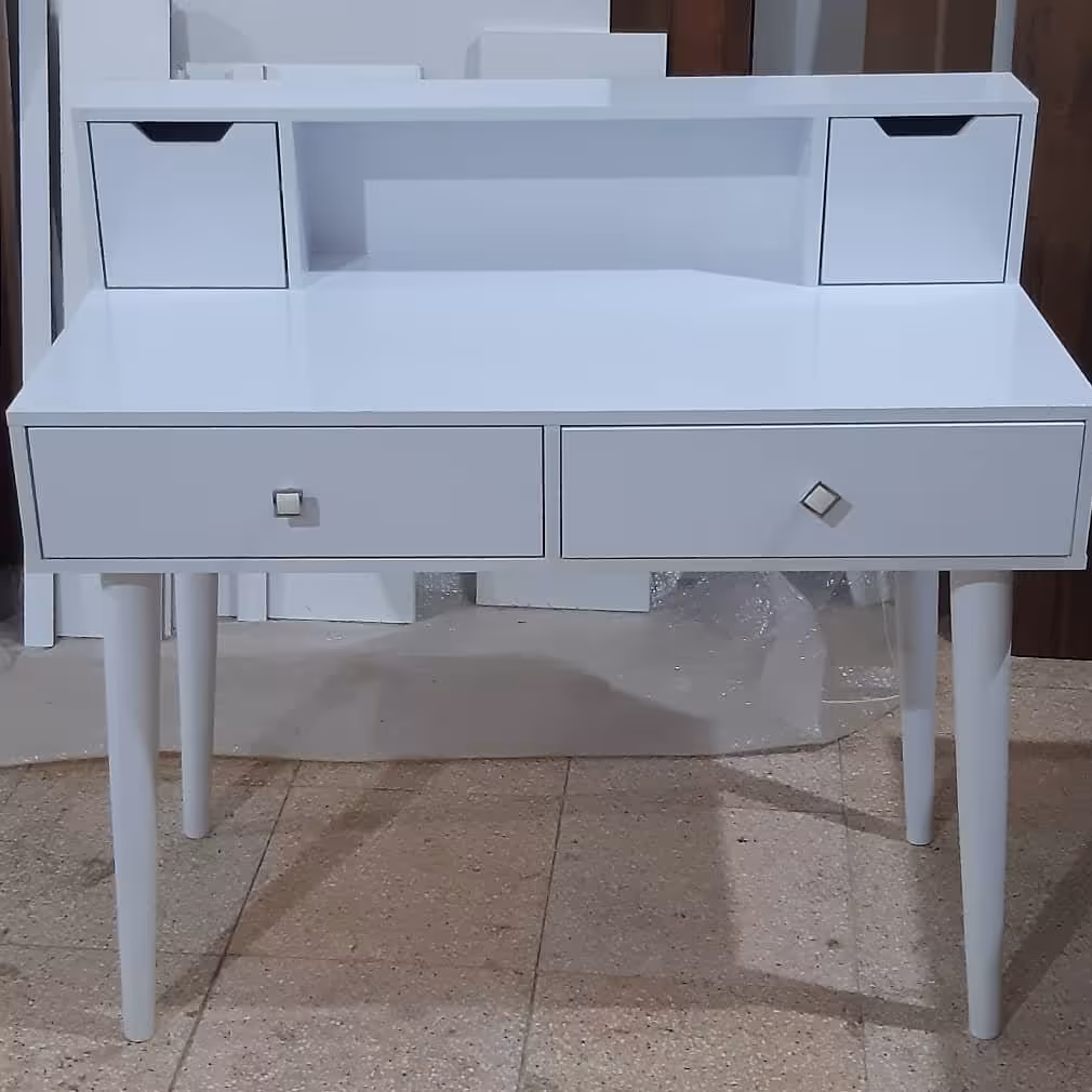 میز  مطالعه  مدل a0042 دو کشو سایز  60*90  پایه چوبی ، امکان تغییر سایز و رنگ 