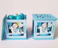 گیفت جعبه چوبی طرحدار