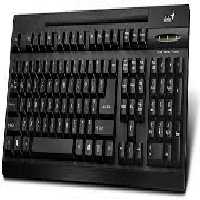 کیبورد جنیوس مدل KB-125 همراه با حروف فارسی