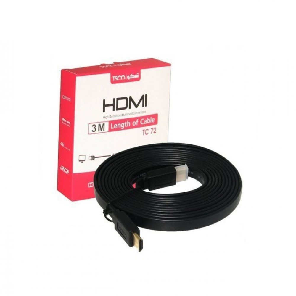 کابل HDMI تسکو مدل TC 72 4kطول 3 متر