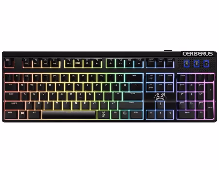 کیبورد گیمینگ ایسوس مدل Cerberus Mech RGB
