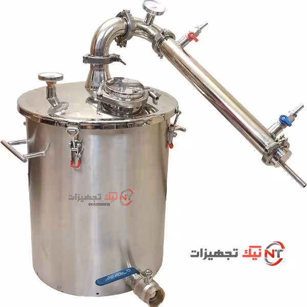 دستگاه عرق گیر Y60 | تقطیر استیل 60 لیتری مدل اقصادی - فروشگاه اینترنتی نیک تجهیزات