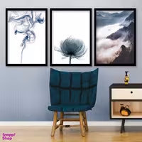 تابلو صبا طرح  مدل  قاصدک و رشته کوه مجموعه 3 عددی