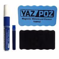 ماژیک وایت برد مدل شارژی Z-201 به همراه جوهر یدک و تخته پاک کن