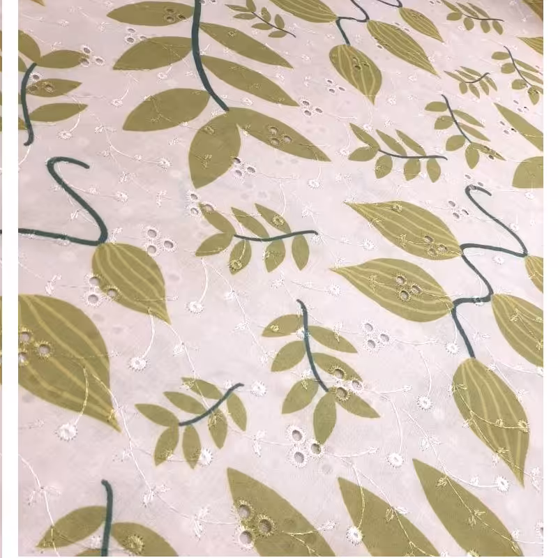 پارچه خامه دوزی طرح دار  مدل 3 (10 سانتی متری)