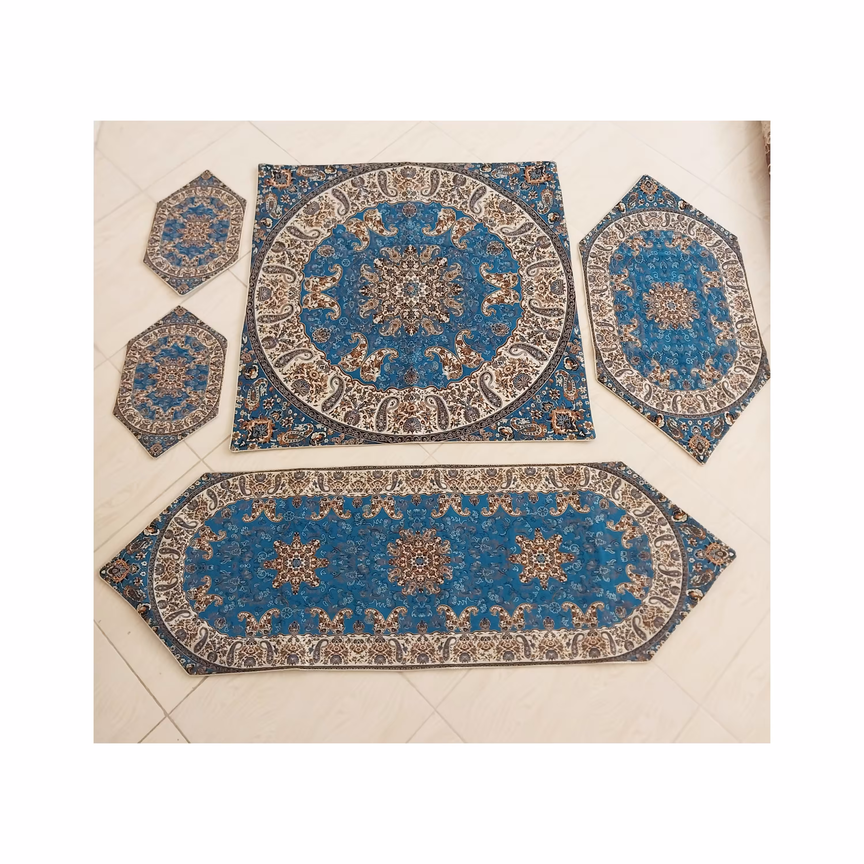  ست 5 تکه ترمه طرح شاهسوند  