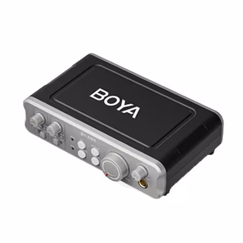 میکسر دو کاناله صدا بویا مدل Boya BY-AM4 Audio Mixer