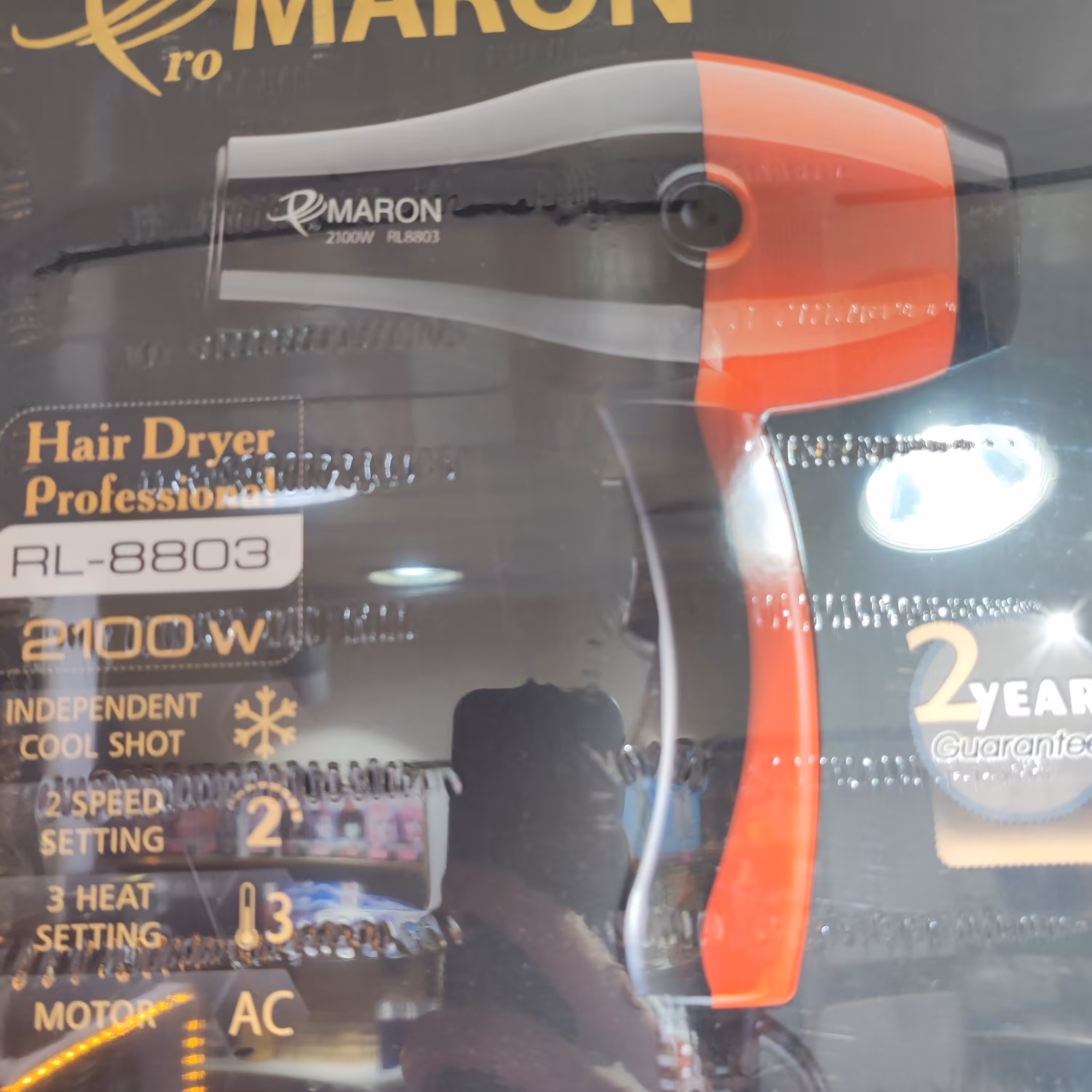 سشوار حرفه ای سالنی پرومارون مدل rl_8803