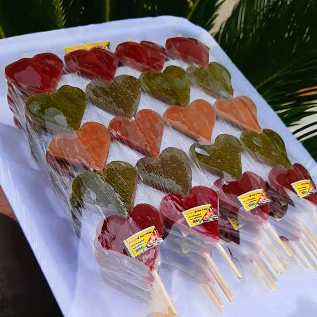 لواشک قلبی سیخی بسته 20 عددی پخش عمده